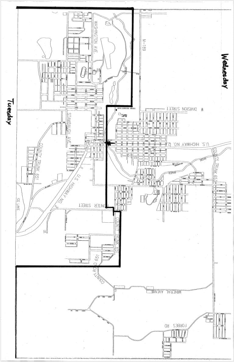 City Maps Iron River Michigan